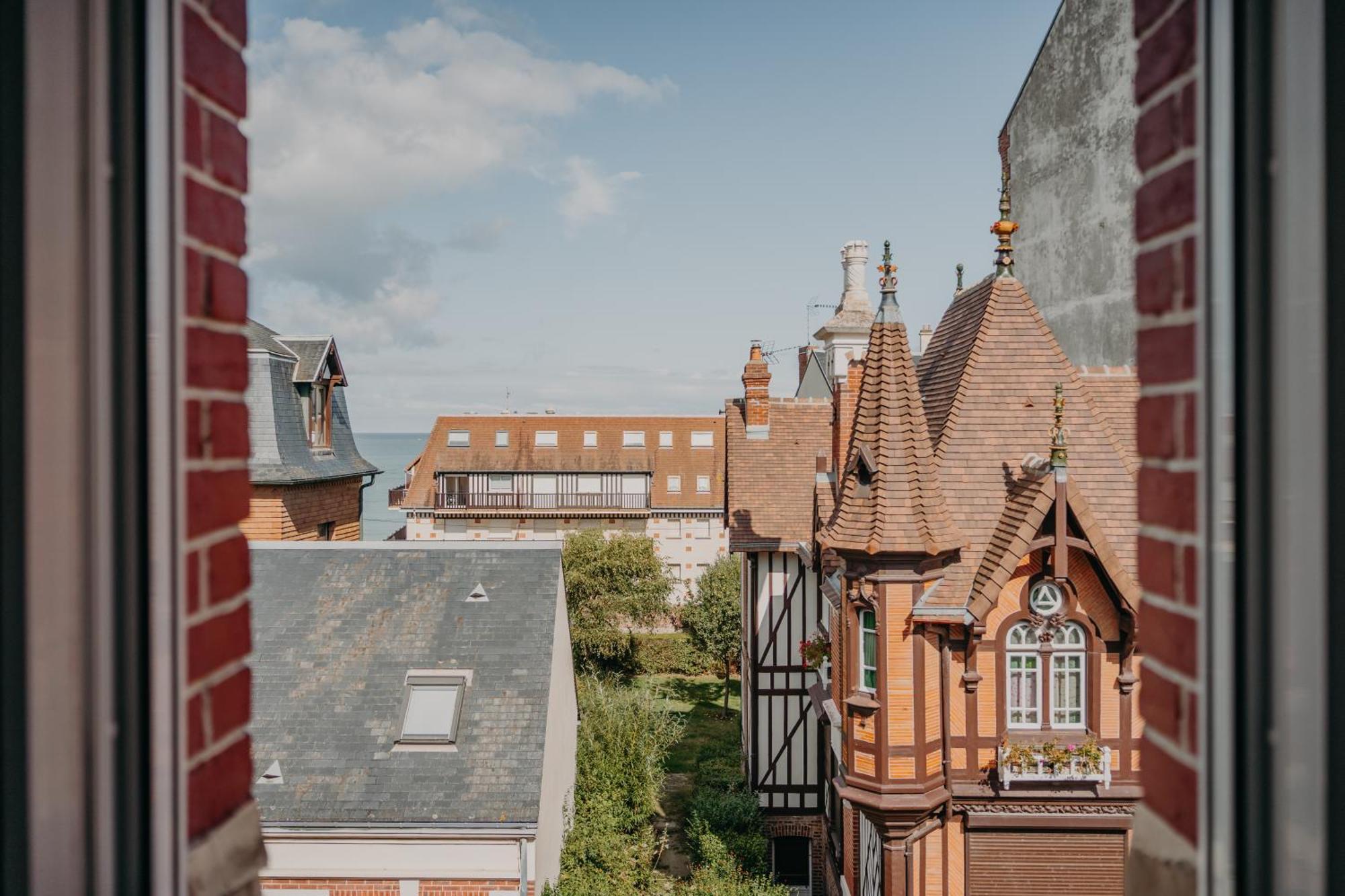 Les Cabines Houlgate Exteriér fotografie